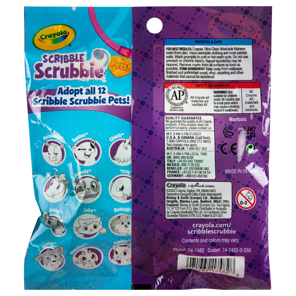 Crayola Scribble Scrubbie Single Pack Assorted