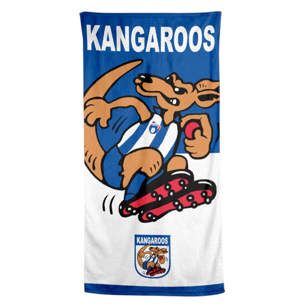 AFL Jumbo Beach Towel - North Melbourne Kangaroos