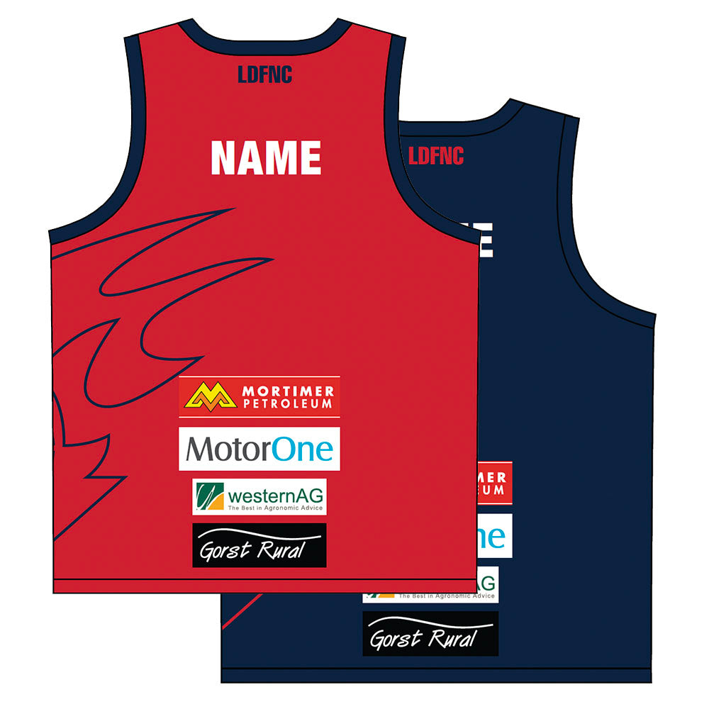 Mens Training Singlet Lismore Derri FC