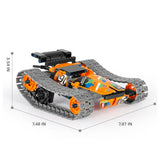 iM.Master Mechanical Master R/C High Speed Stunt Car 3 in 1 building Blocks 392 Pcs