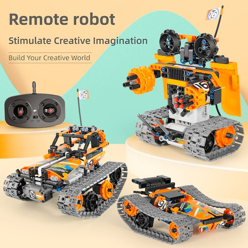 iM.Master Mechanical Master R/C High Speed Stunt Car 3 in 1 building Blocks 392 Pcs