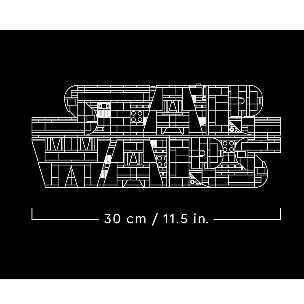 LEGO Star Wars Brick - Built Star Wars Logo - 75407