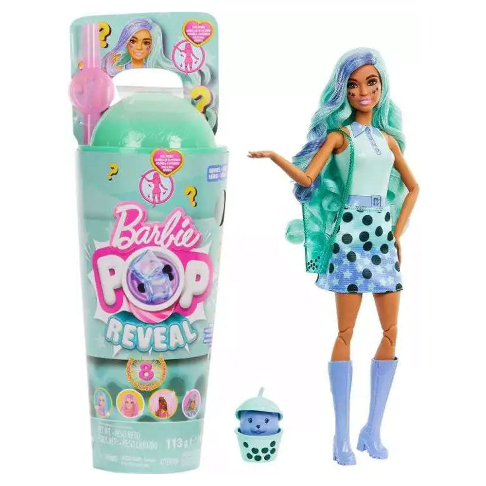 Barbie Pop Reveal Bubble Tea Green Doll