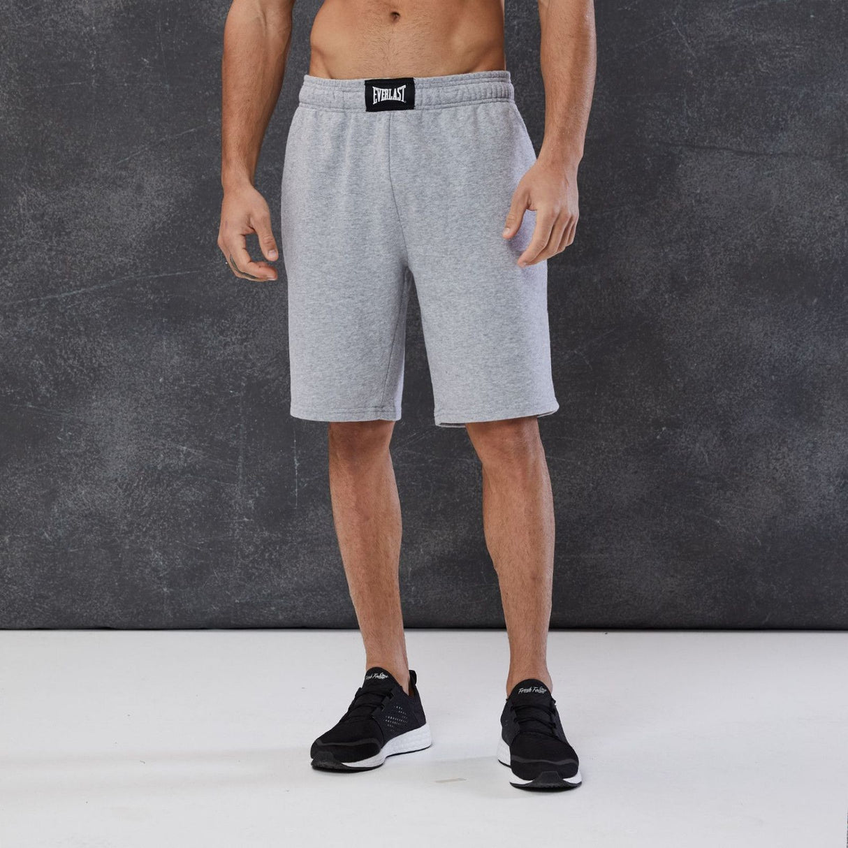 EVERLAST MENS TRAINING SHORT GREY MARLE