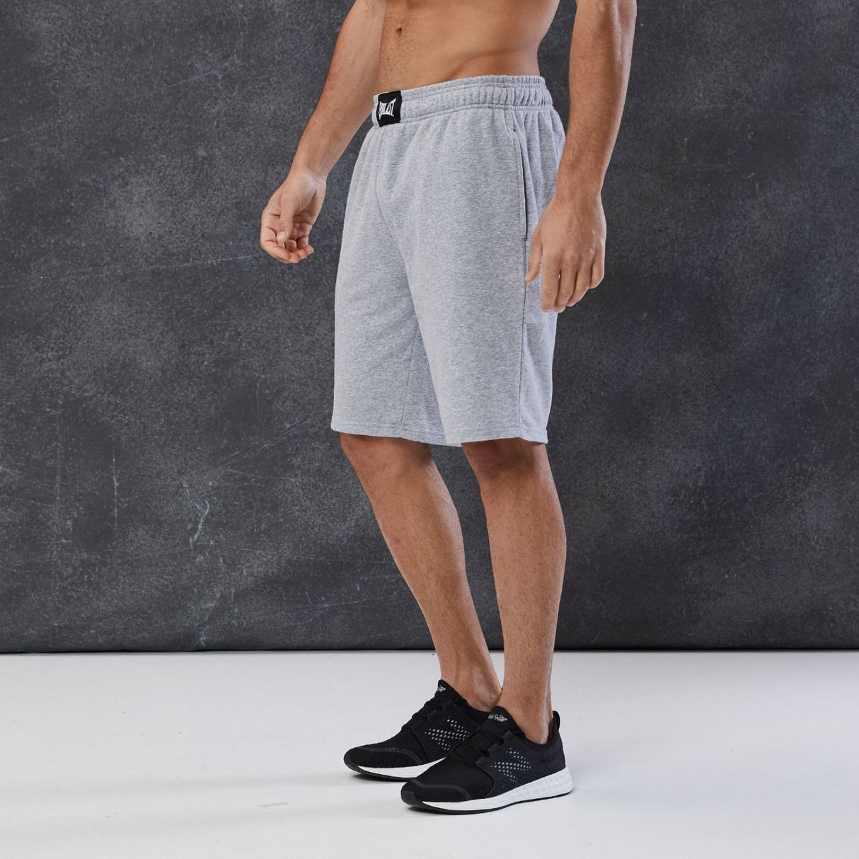 EVERLAST MENS TRAINING SHORT GREY MARLE