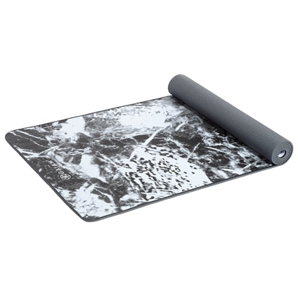 GAIAM PREMIUM SUPPORT DARK MARBLE 6MM YOGA MAT