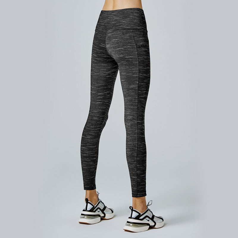 Running Bare Womens Power Moves Ab-Waist Full Length Tight