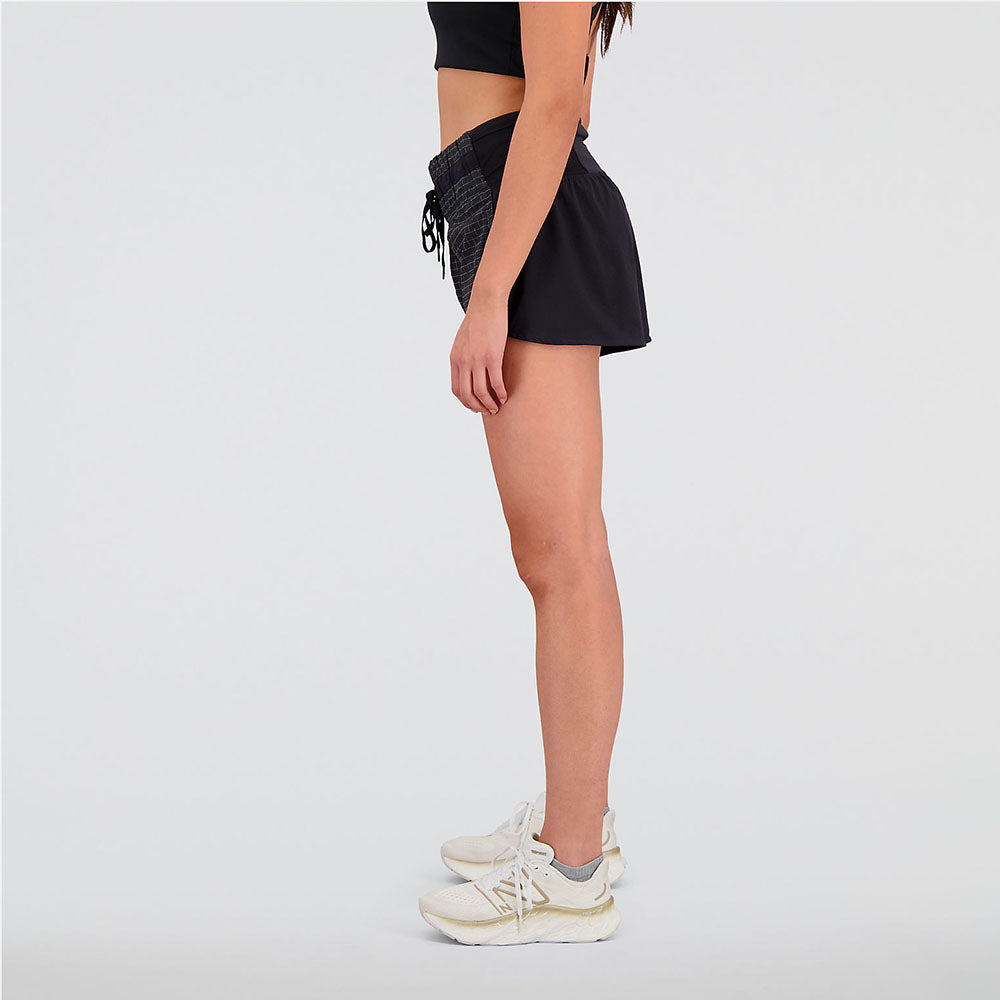 New Balance Womens Impact Run 3 Inch Shorts
