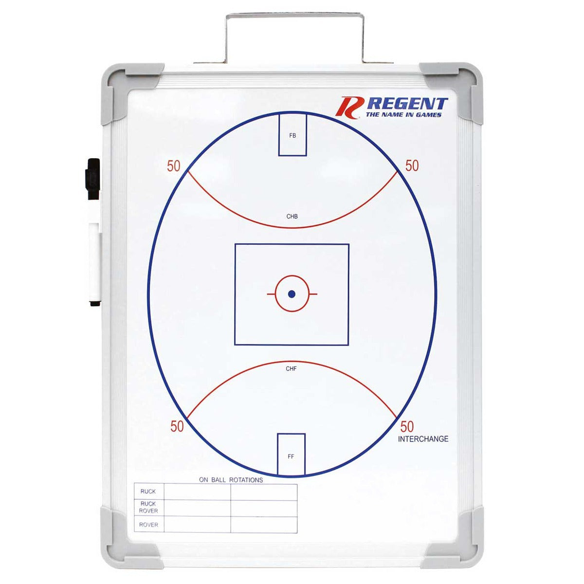 REGENT AFL COACHES BOARD 52 CM x 60 CM