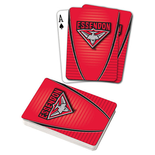 AFL PLAYING CARDS ESSENDON BOMBERS