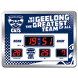 AFL LED SCOREBOARD CLOCK GEELONG CATS