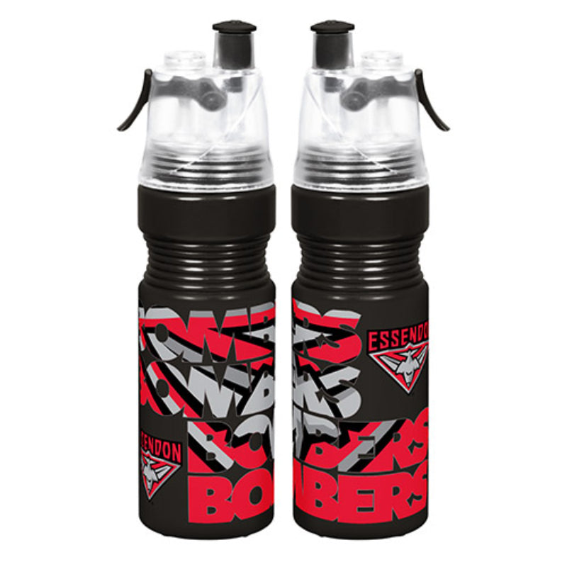 AFL MISTING DRINK BOTTLE ESSENDON BOMBERS