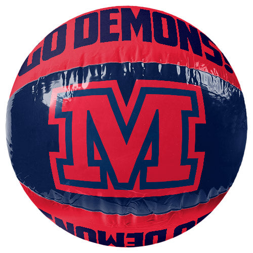 AFL INFLATABLE BEACH BALL MELBOURNE DEMONS