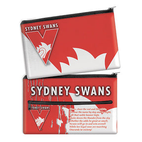AFL SONG PENCIL CASE SYDNEY SWANS