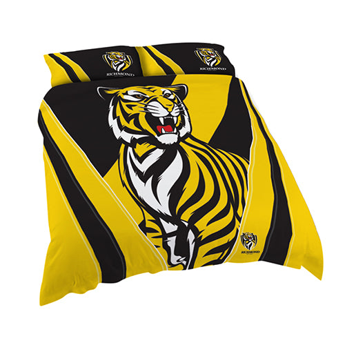 AFL QUEEN QUILT COVER RICHMOND TIGERS