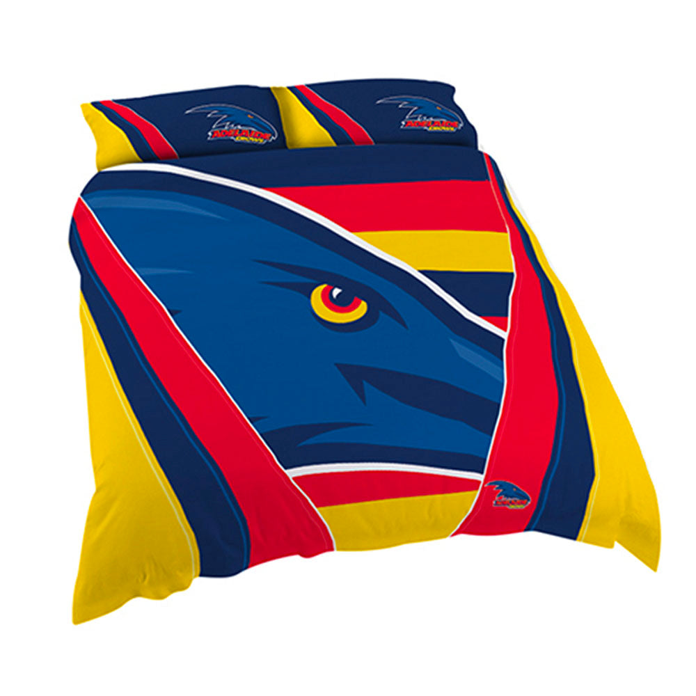 AFL Adelaide Crows Queen Quilt Cover