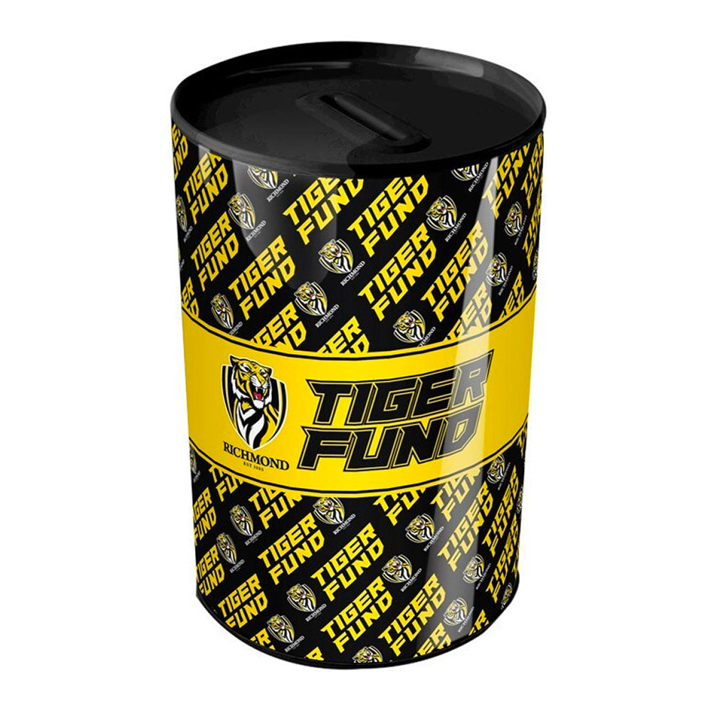 AFL Tin Money Box Richmond Tigers