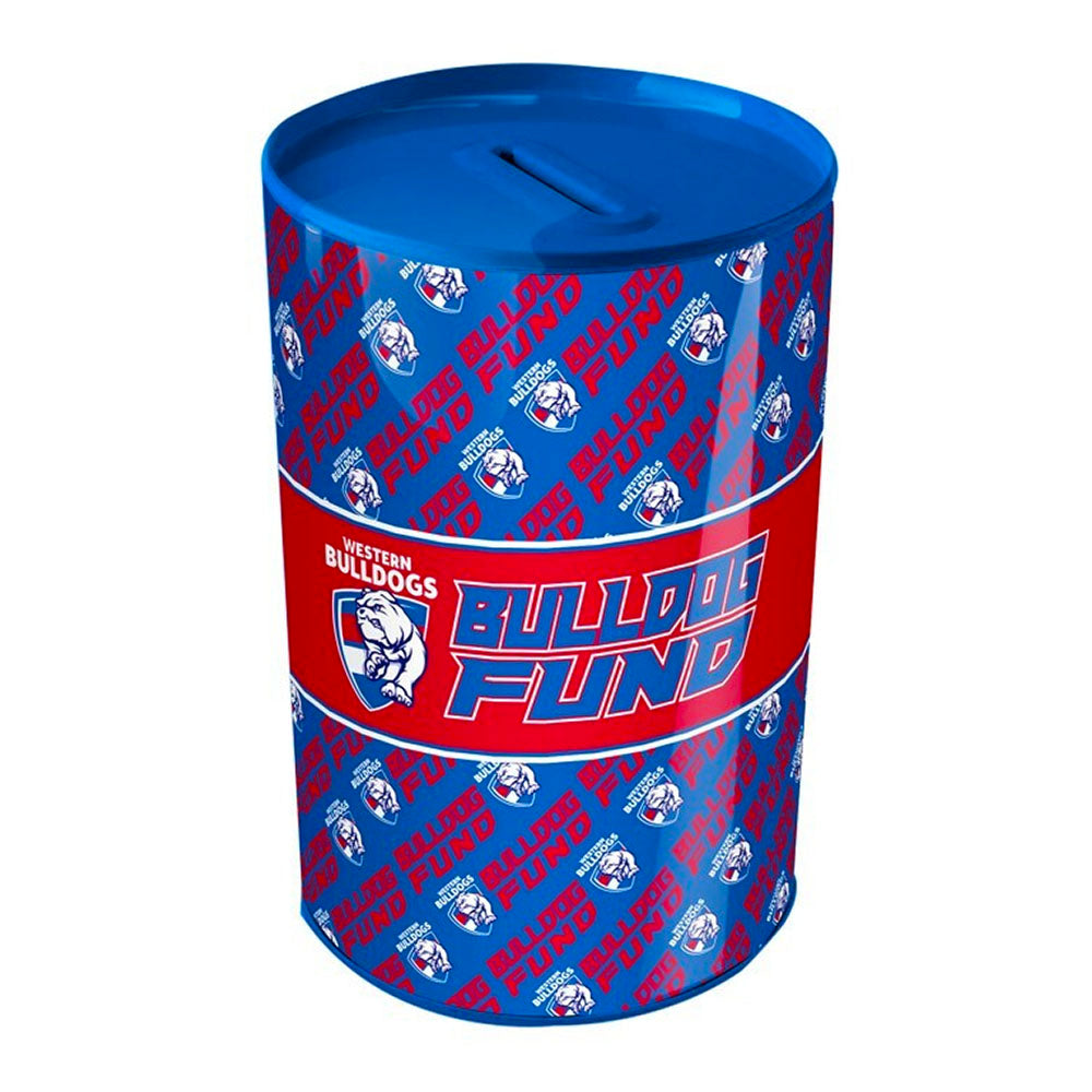 AFL Tin Money Box Western Bulldogs