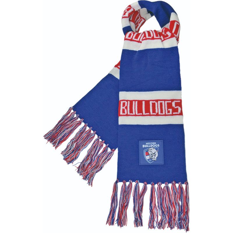 AFL BAR SCARF WESTERN BULLDOGS