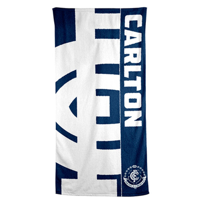 AFL BEACH TOWEL CARLTON BLUES