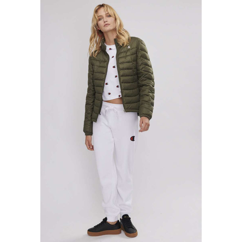 CHAMPION WOMENS PUFFER JACKET KHAKI