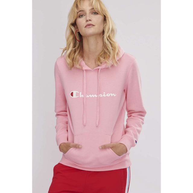 CHAMPION WOMENS SCRIPT HOODIE COOL MUM