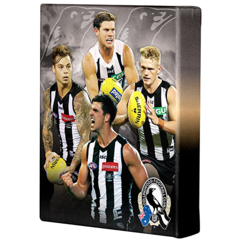 AFL PLAYER CANVAS COLLINGWOOD MAGPIES