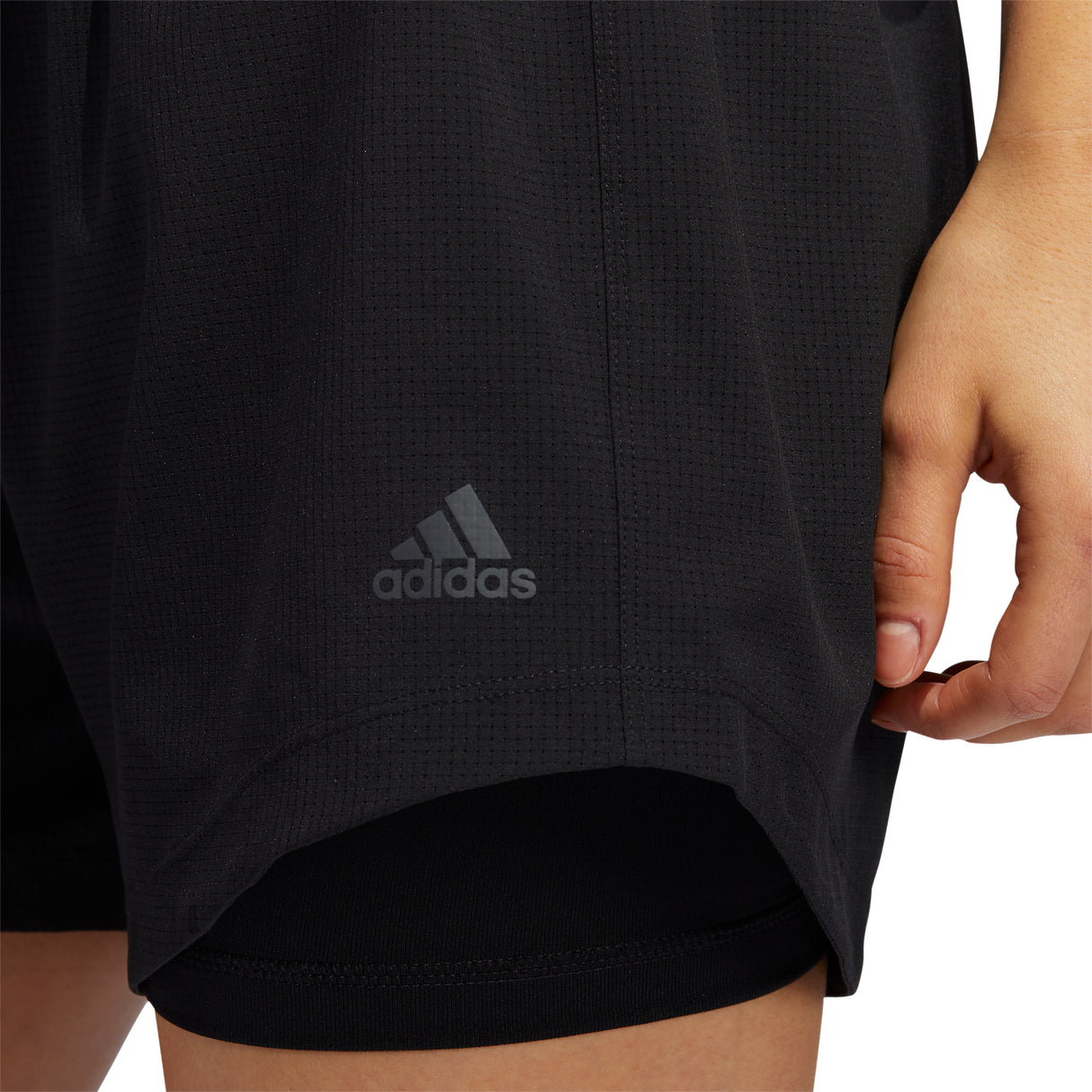 ADIDAS WOMENS 2 IN 1 WOVEN SHORT
