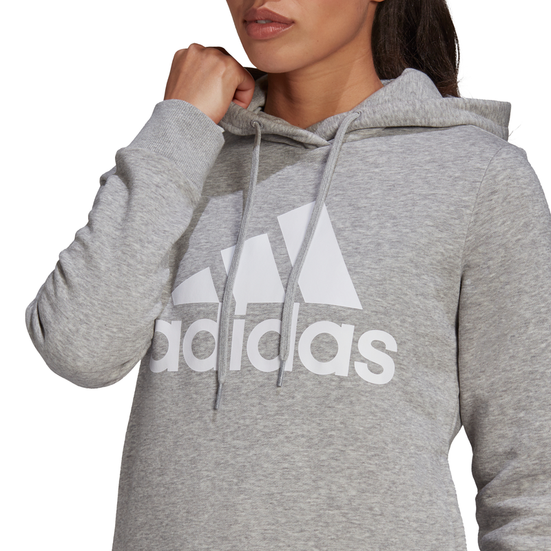 Adidas Womens Loungewear Esentials Logo Fleece Hoodie