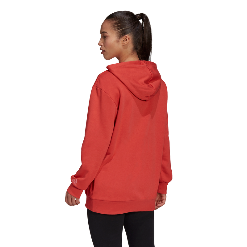 Adidas Womens Esentials Oversize Logo Hoodie