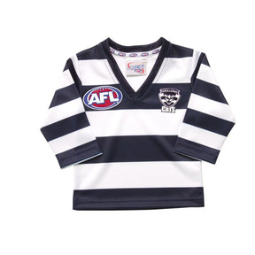 AFL REPLICA LONGSLEEVE TODDLER GUERNSEY GEELONG CATS