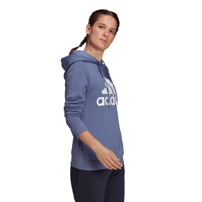 Adidas Womens Loungewear Essentials Logo Fleece Hoodie