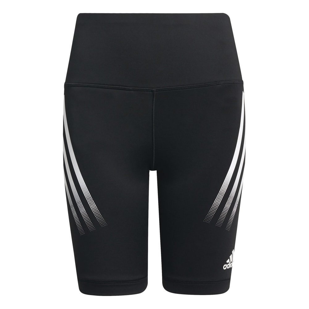 Adidas Girls Believe This 3-Stripes High-Rise Stretch Short Training Tights