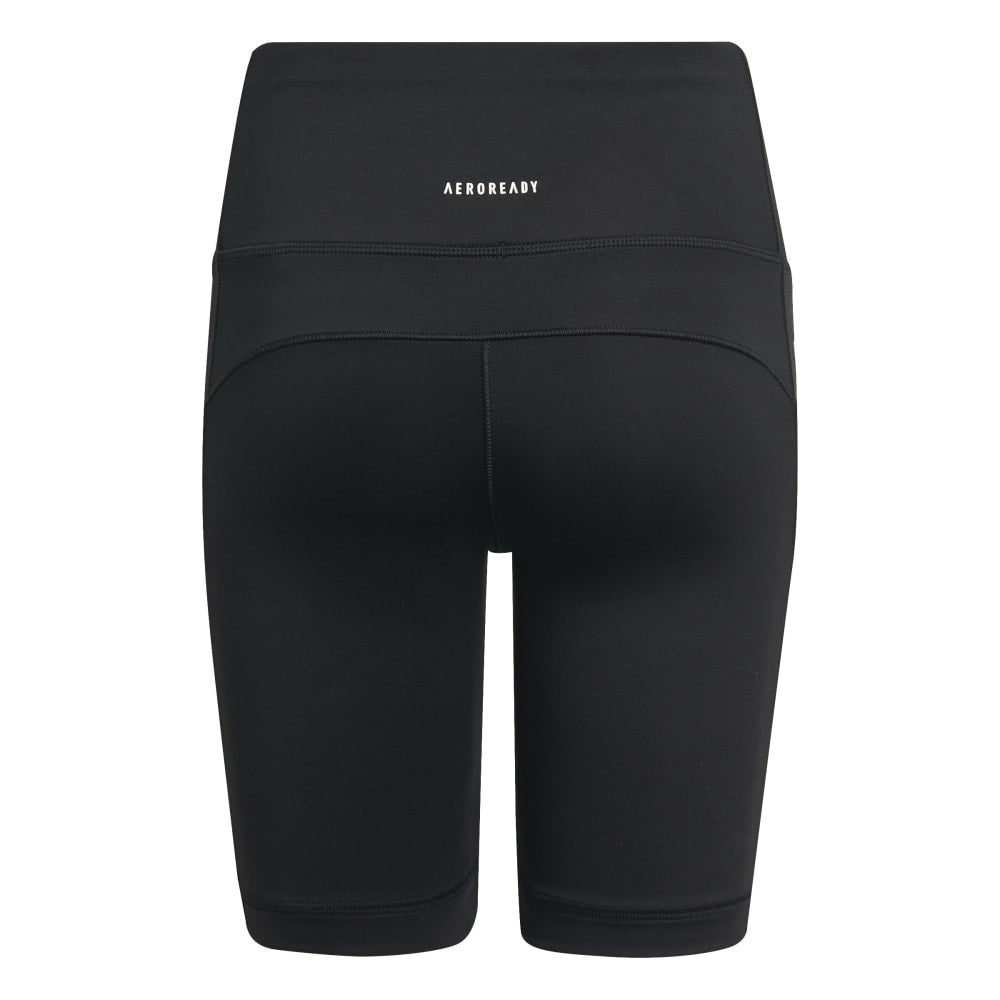 Adidas Girls Believe This 3-Stripes High-Rise Stretch Short Training Tights