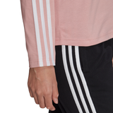 Adidas Womens 3-Stripes Long Sleeve Tee