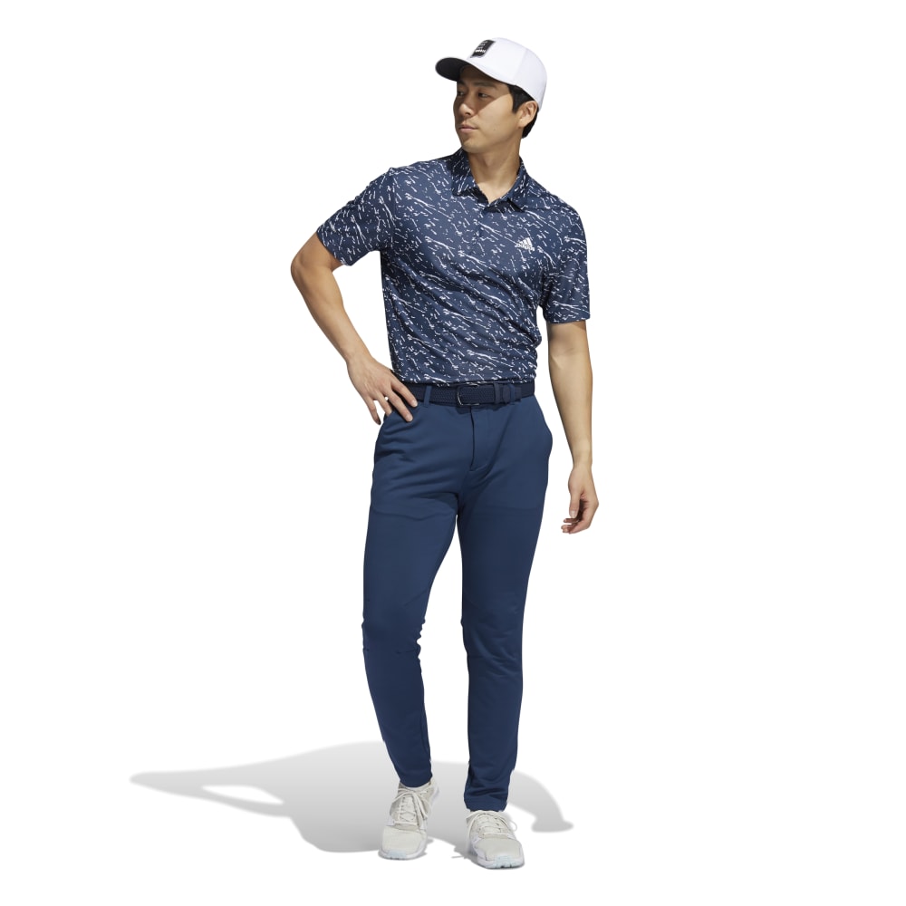 Adidas Mens Golf Primeblue Print Polo