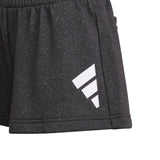 Adidas Girls Future Icons 3-Stripes Loose Cotton Shorts