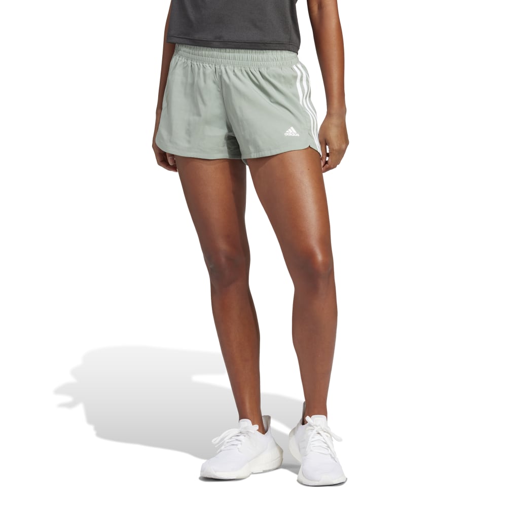 Adidas Womens Pacer 3-Stripes Woven Shorts