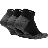 NIKE ADULT EVERYDAY MAX CUSHION NO SHOW SOCKS 3 PACK BLACK/ANTHRACITE/WHITE