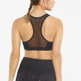 Puma Womens Mid Impact 4 Keeps Graphic Bra