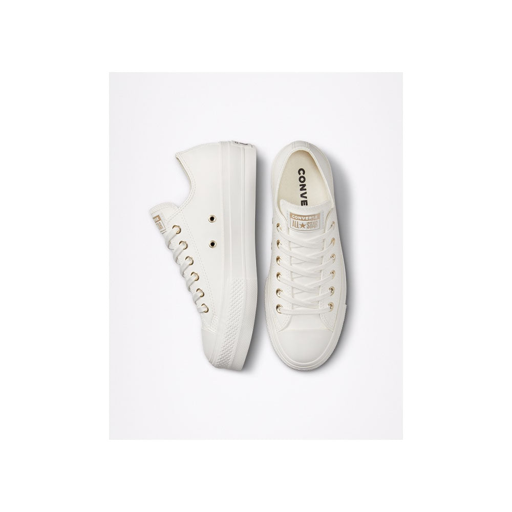 Converse Womens Synthetic Leather Lift Low Top