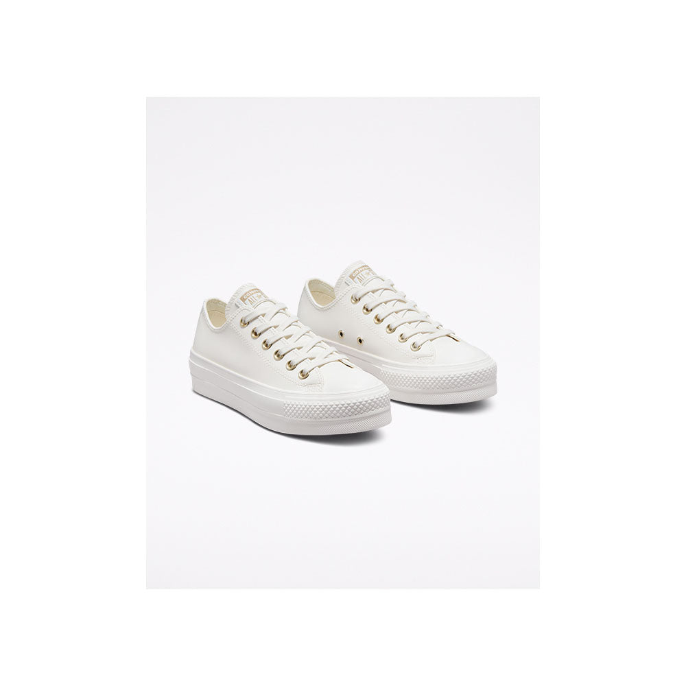 Converse Womens Synthetic Leather Lift Low Top
