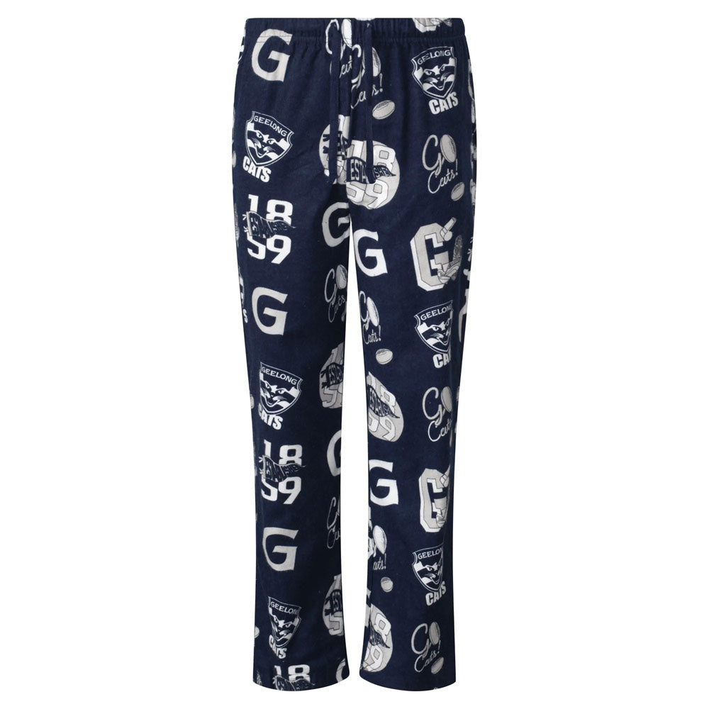 AFL Geelong Cats 2022 Toddlers Flannel PJ Set