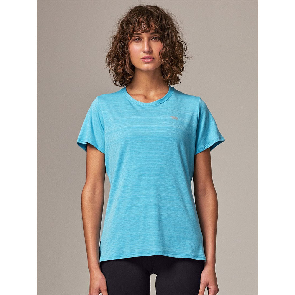 Running Bare Womens Always Crew Workout Tee