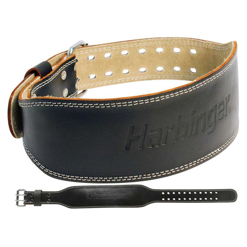 Harbinger Padded Leather Belt 6 Inch