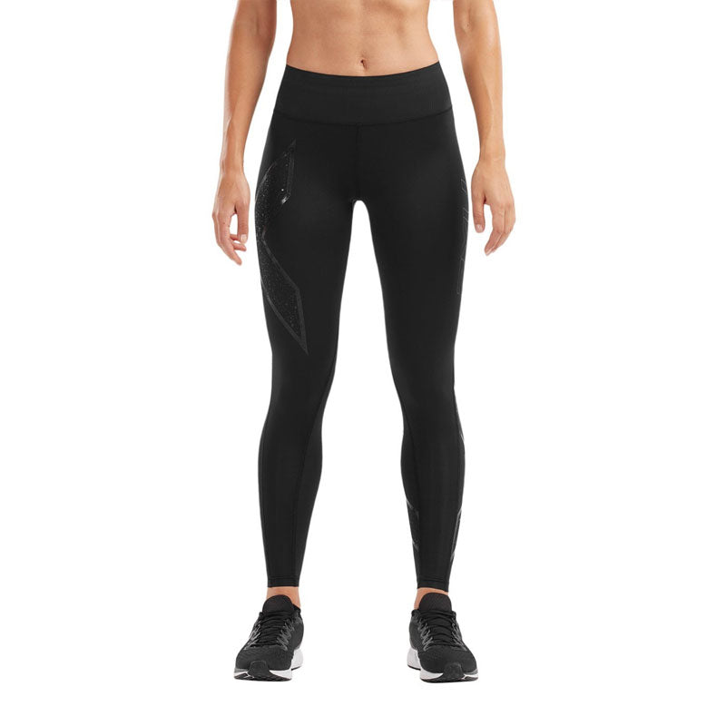 2XU Womens Bonded Mid-Rise Compression Tights