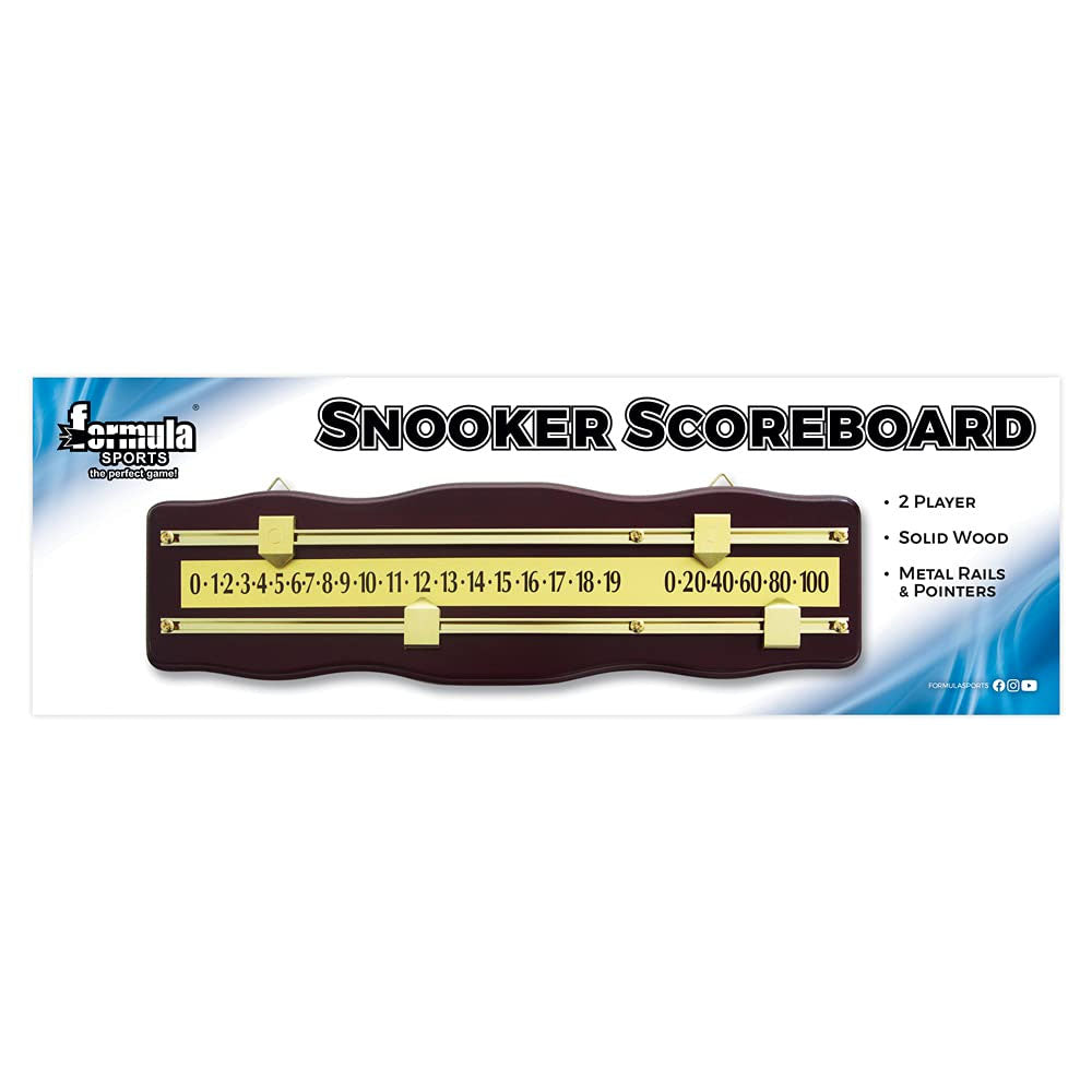 Formula Sports Snooker Scoreboard 2 Player