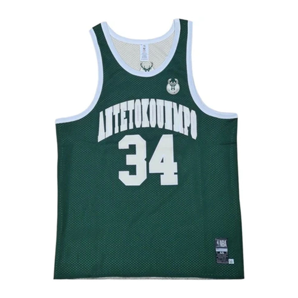 NBA Milwaukee Bucks Top Of Key Reversible Tank