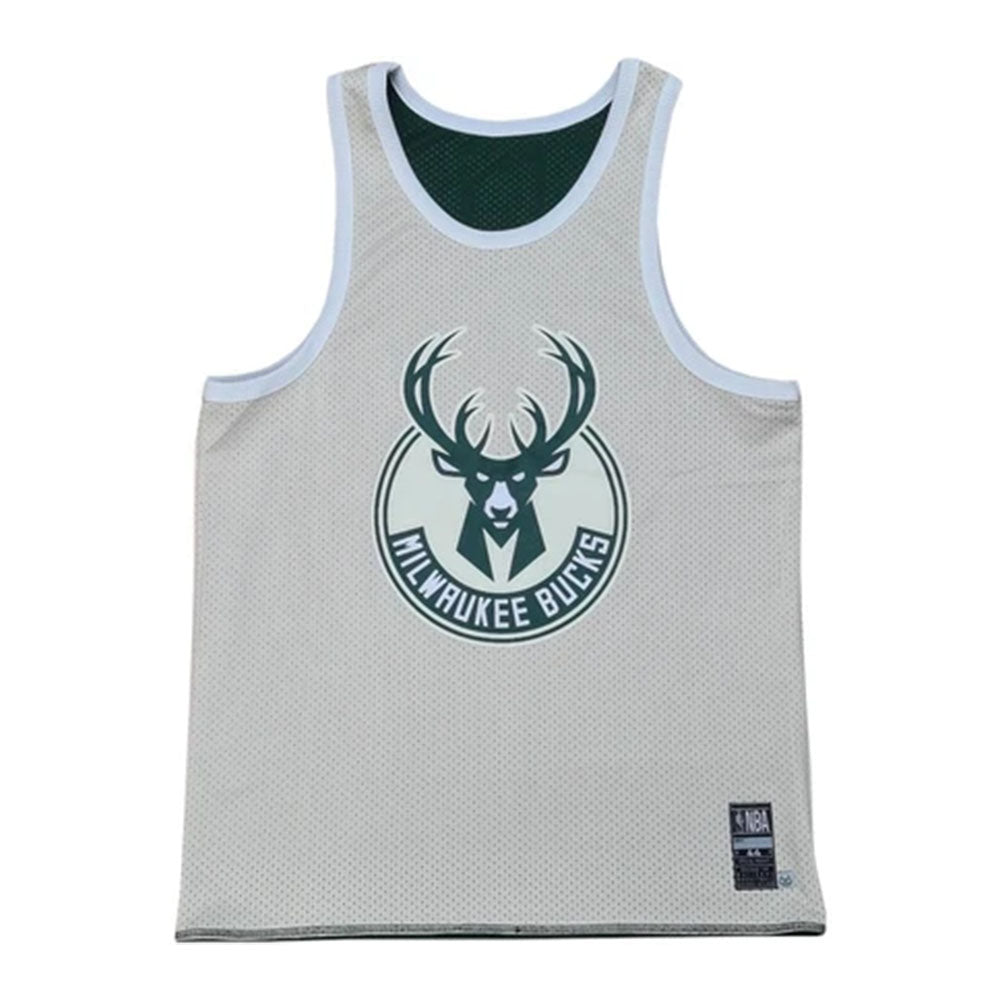 NBA Milwaukee Bucks Top Of Key Reversible Tank