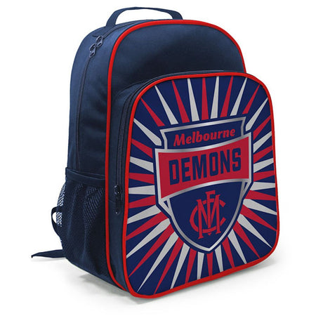 BURLEY AFL MELBOURNE DEMONS KIDS SHIELD BACKPACK